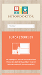 Mobile Screenshot of butordoktor.hu
