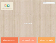 Tablet Screenshot of butordoktor.hu
